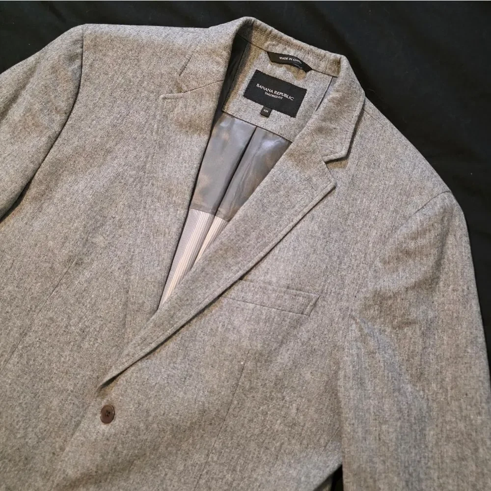 Banana Republic Tailored Gray Jacket 44R